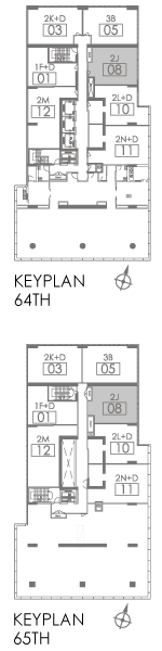 Skyloft 2J Key Plan