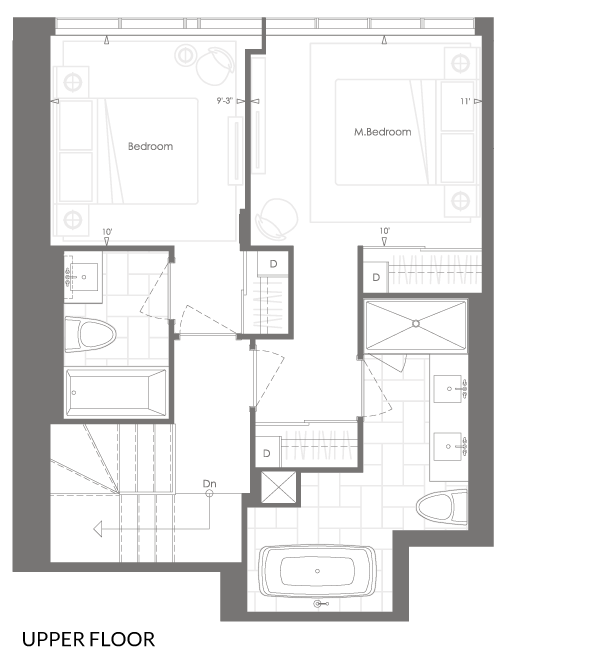 Skyloft 2J Upper Floor