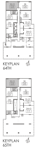 Skyloft 2K+D Key Plan