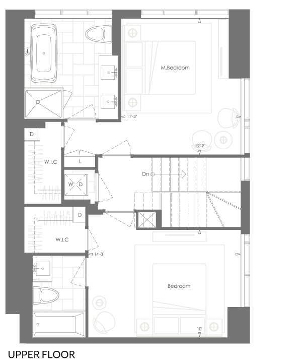 Skyloft 2K+D Upper Floor
