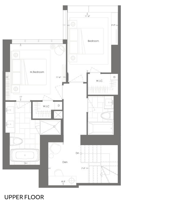 Skyloft 2L+D Upper Floor