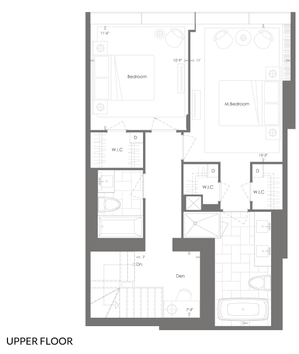 Skyloft 2N+D Upper Floor