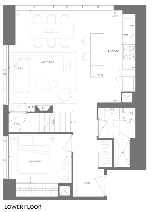 Skyloft 3B Lower Floor